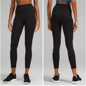 NWT Lululemon Wunder Train HR Tight "25 size 10 Black